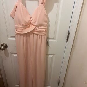 Venus pink jumpsuit. Perfect for your next special occasion.